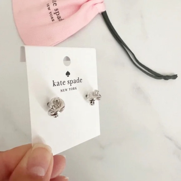 kate spade knot studs. - Picture 2 of 3